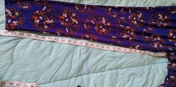 LuLaRoe Floral Tall & Curvy Leggings - Picture 8 of 8